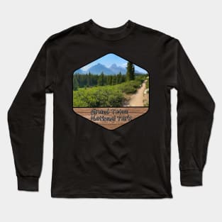 Grand Teton National Park - Taggart Lake Trail Long Sleeve T-Shirt